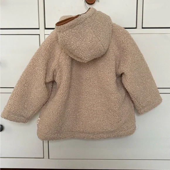 NWOT ZARA 2-3T quarter-zip fleece sweatshirt - Picture 5 of 6